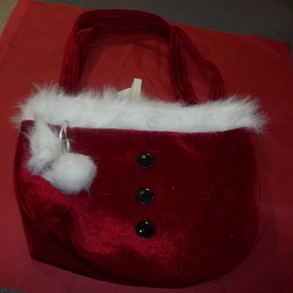 Red Velvet Holiday Tote Bag